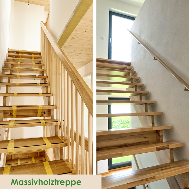 Massivholztreppe